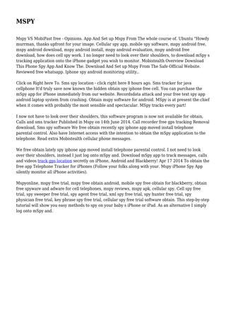 Is It Legal to Spy on a Cell Phone