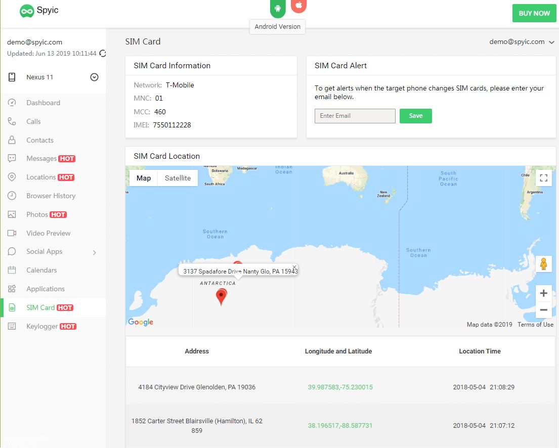 Cell Phone Spyware Without Touching Target Phone